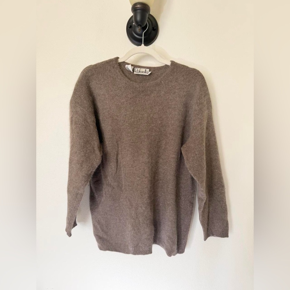 Rafaella Women's Brown Crewneck Sweater